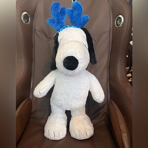 Peanuts Snoopy Large Holiday Greeter Plush free standing